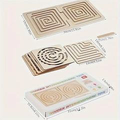 brain development tracing maze