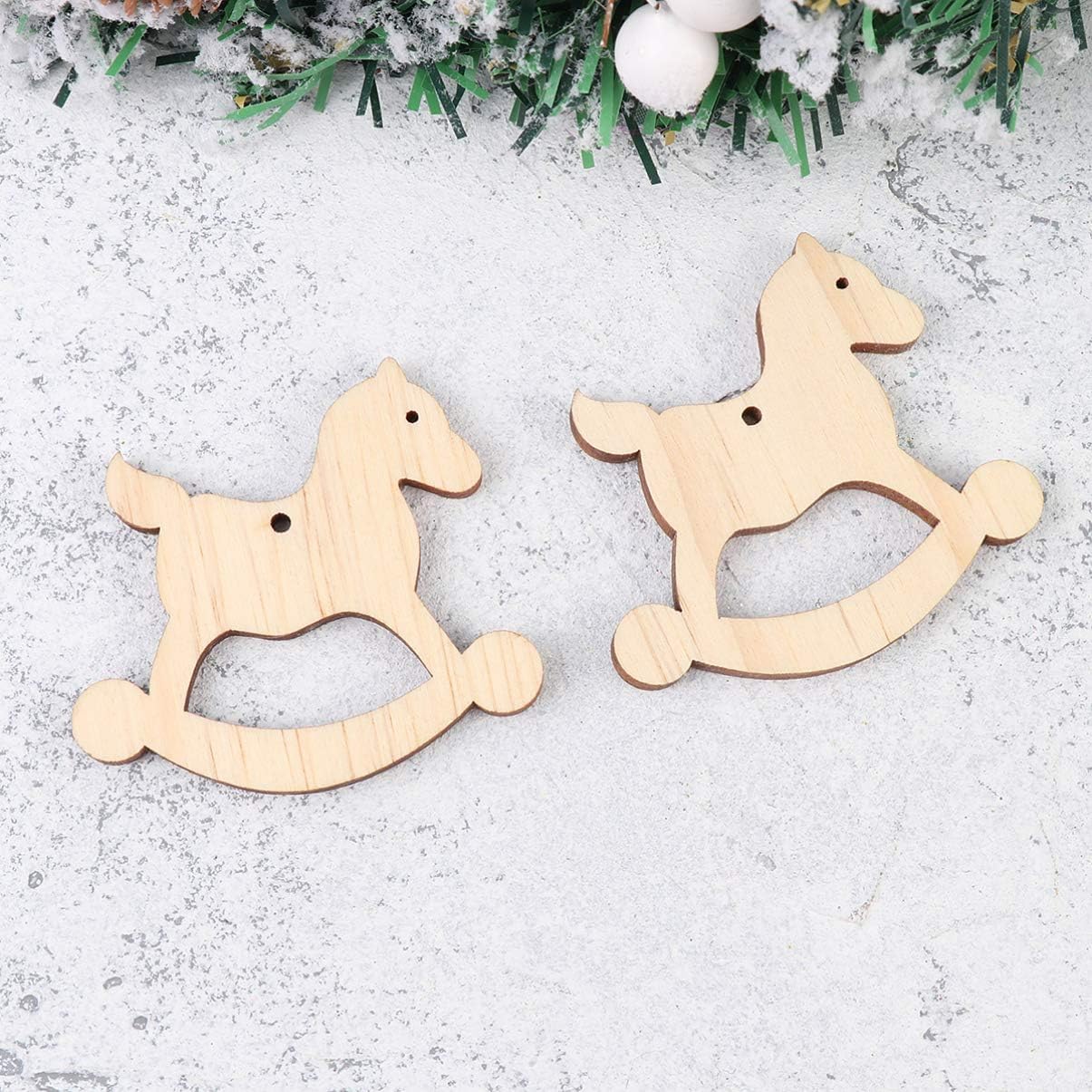 wooden Christmas tree decorations