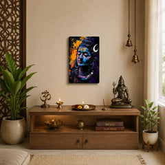 abstract lord shiva wall decor for home