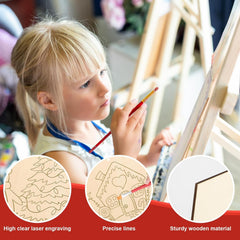 DIY xmas wooden ornaments