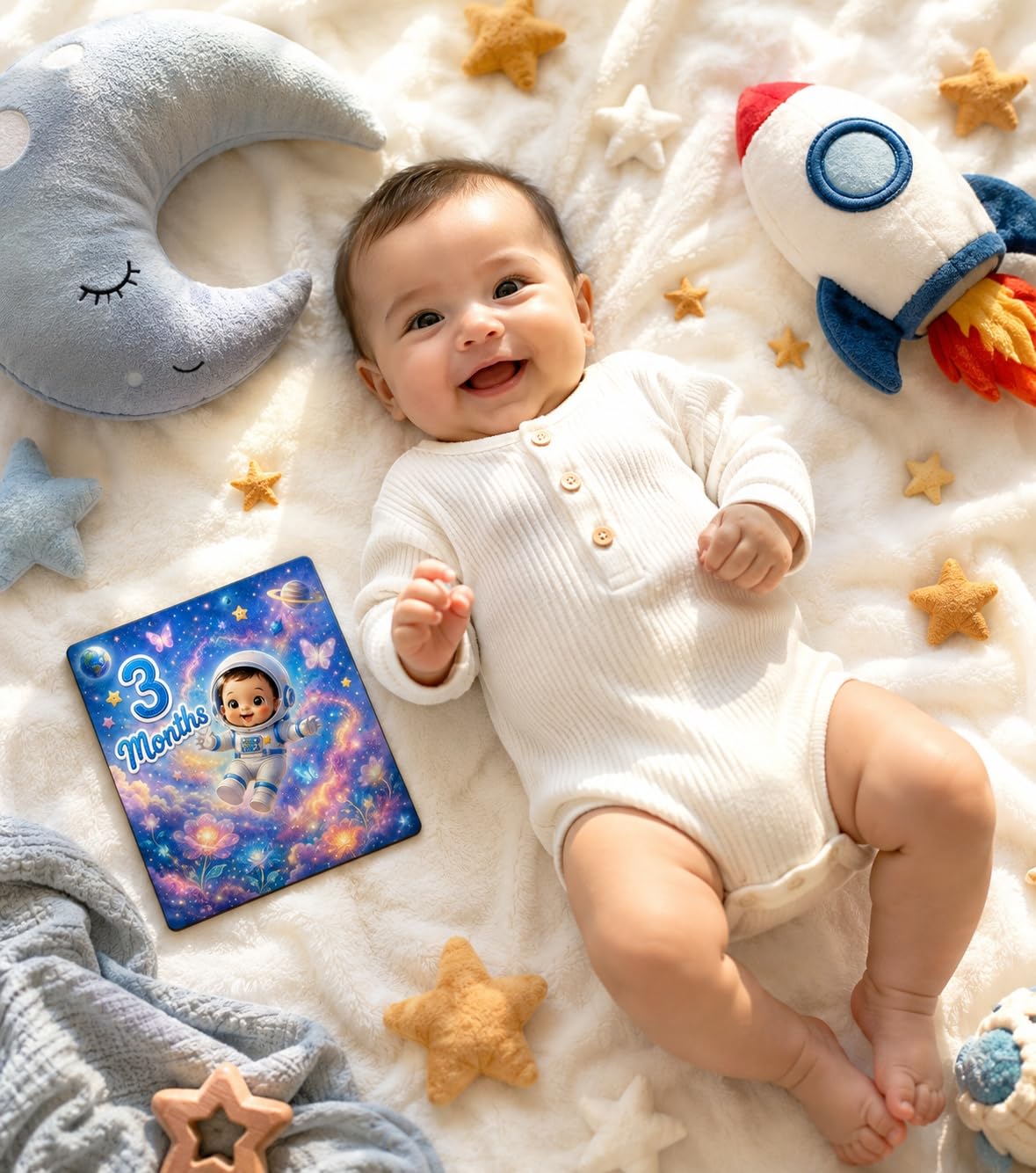 newborn to 1st birthday milestone cards
