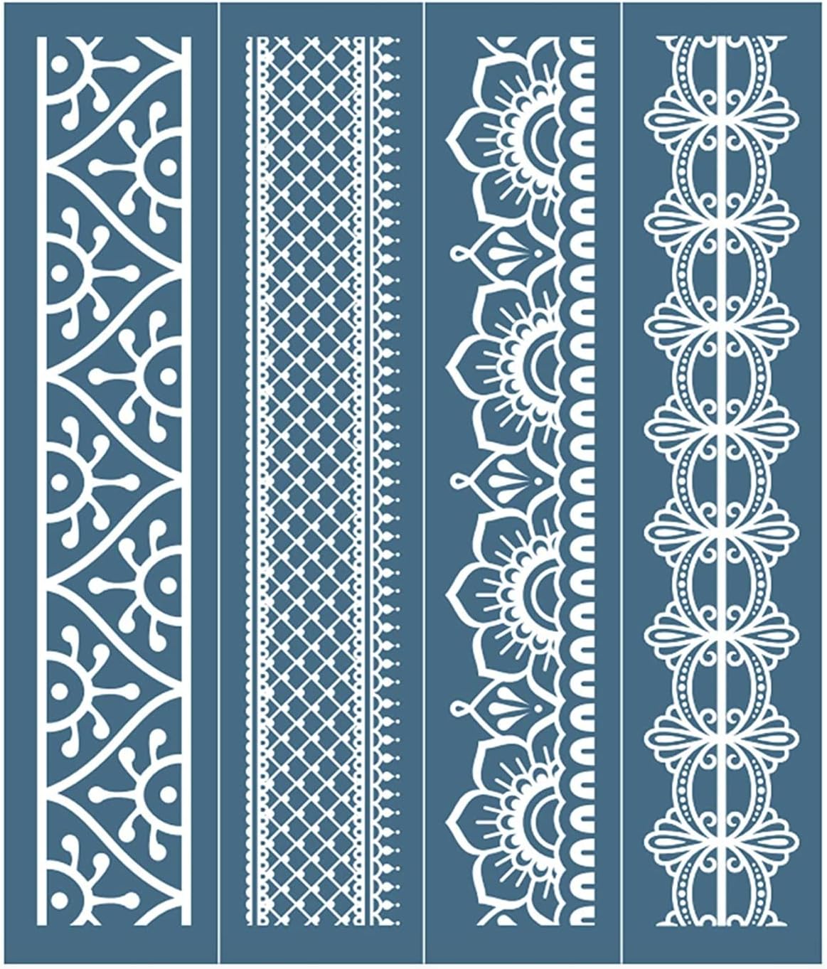 Border silkscreen stencil