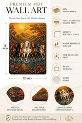horse wall hanging for living room