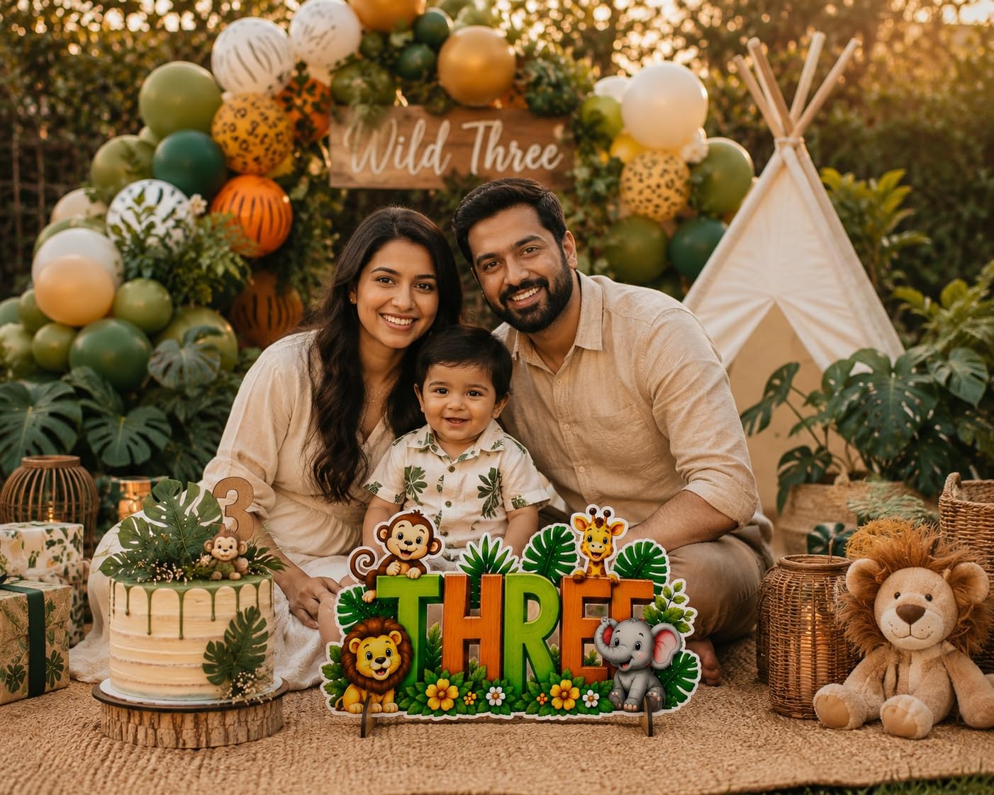 Baby Third Birthday Table Decor