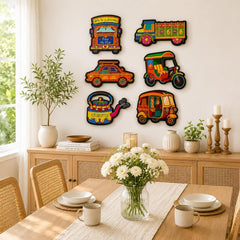 truck taxi chai wall decor for home