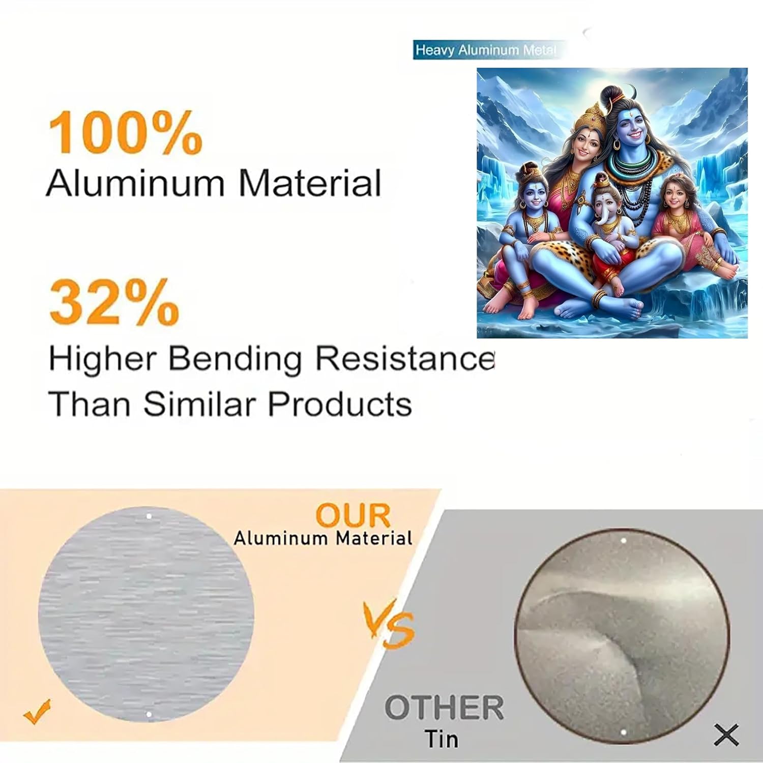 metal spiritual wall hanging