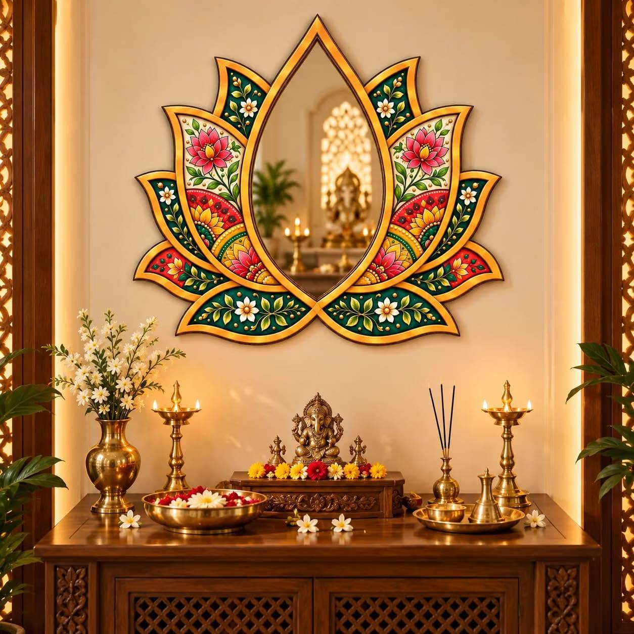 decorative mirror for hallway wall