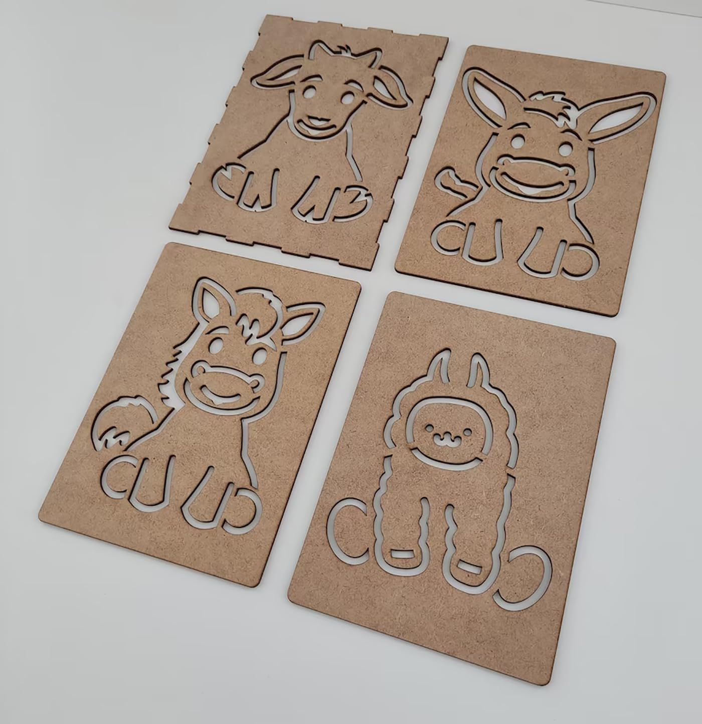 educational farm animal stencils