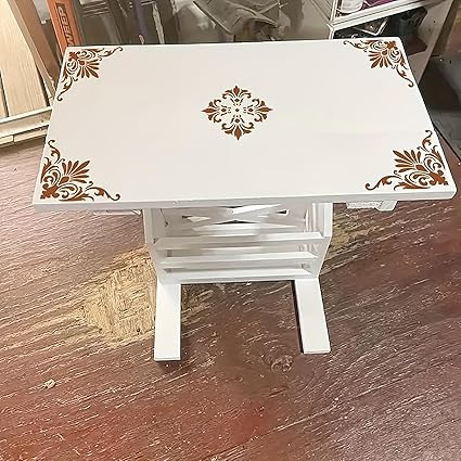 lace corner stencil for wall decor