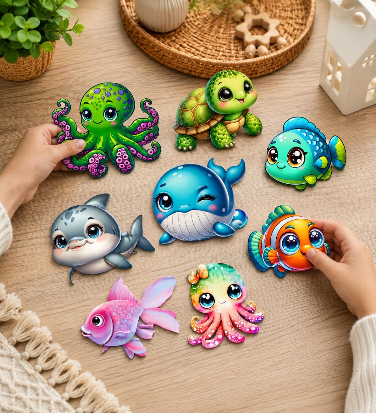 kids room ocean theme wall decor