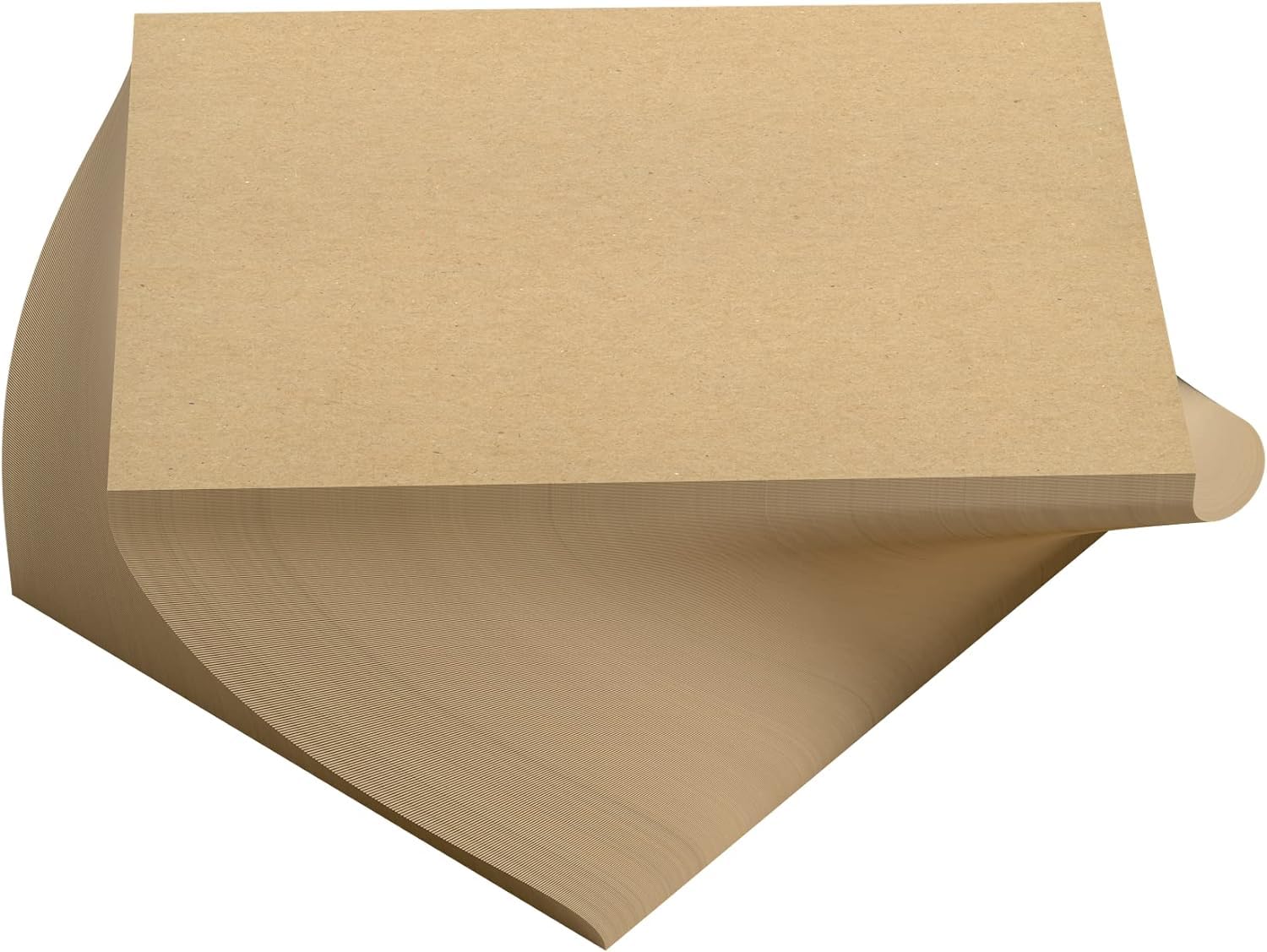 Roll of brown paper on a white background