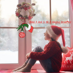 DIY Christmas wreath wooden cutouts