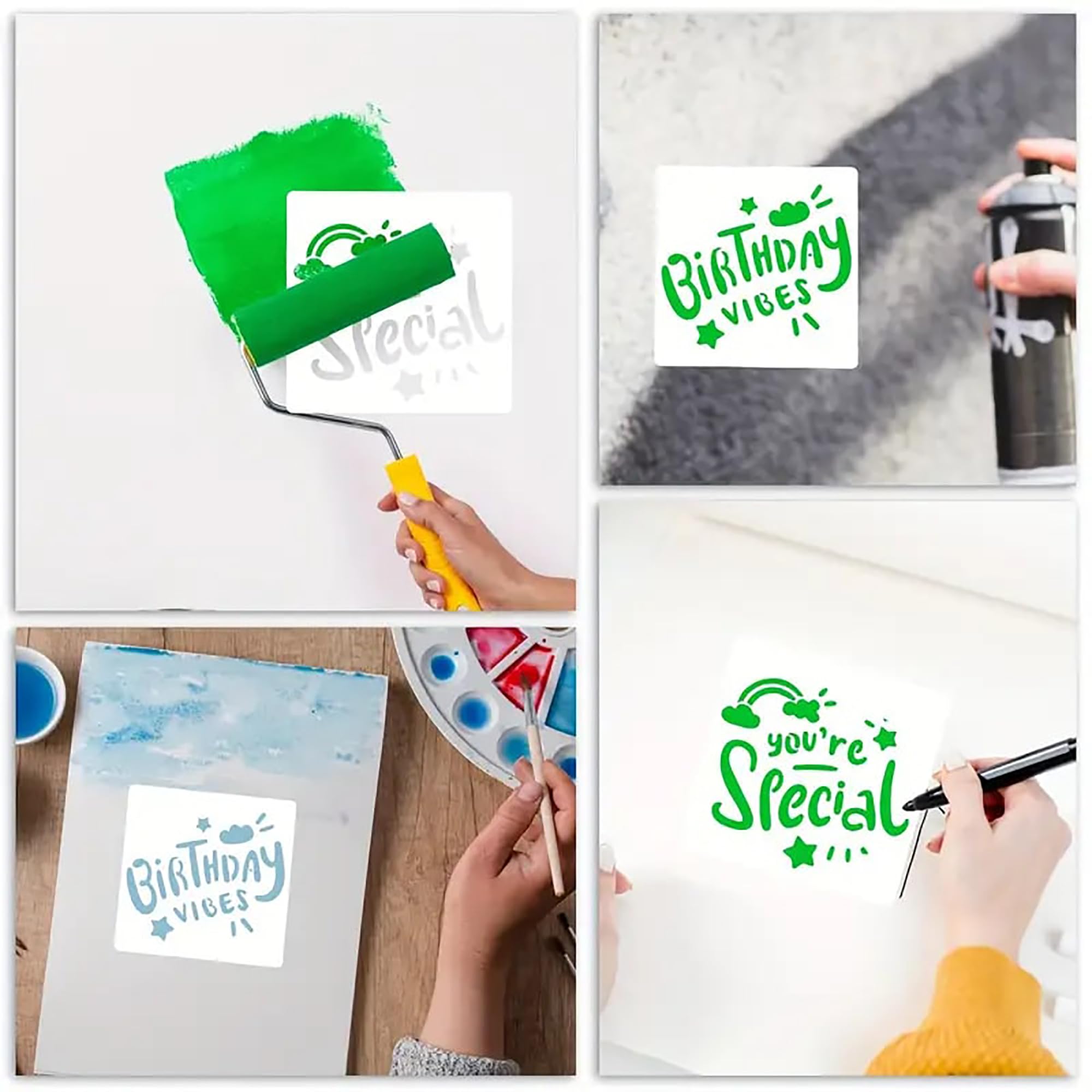 washable food-safe cake stencils