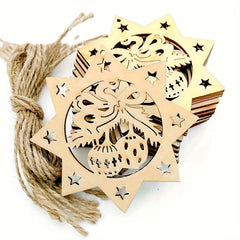 wooden star craft supplies home decor