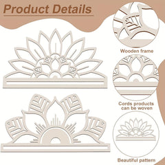 lotus mandala cutout for lippan art