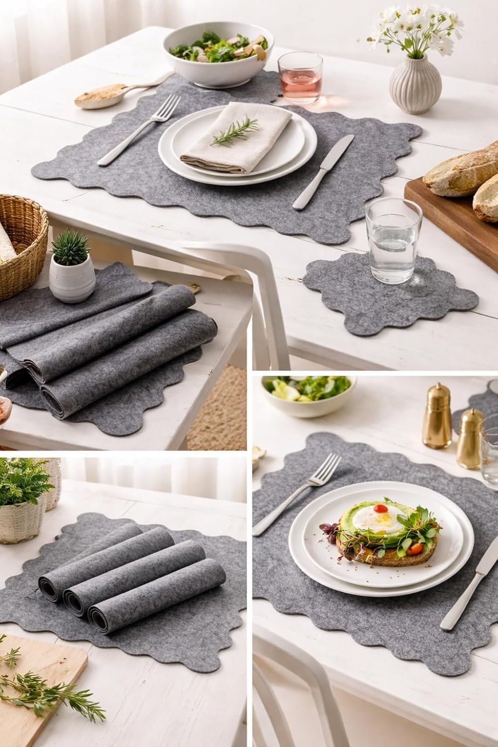 minimalist dining room table decor