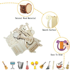 craft wooden slices for school projects