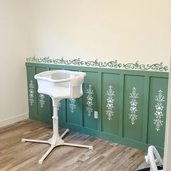 border design stencil for furniture