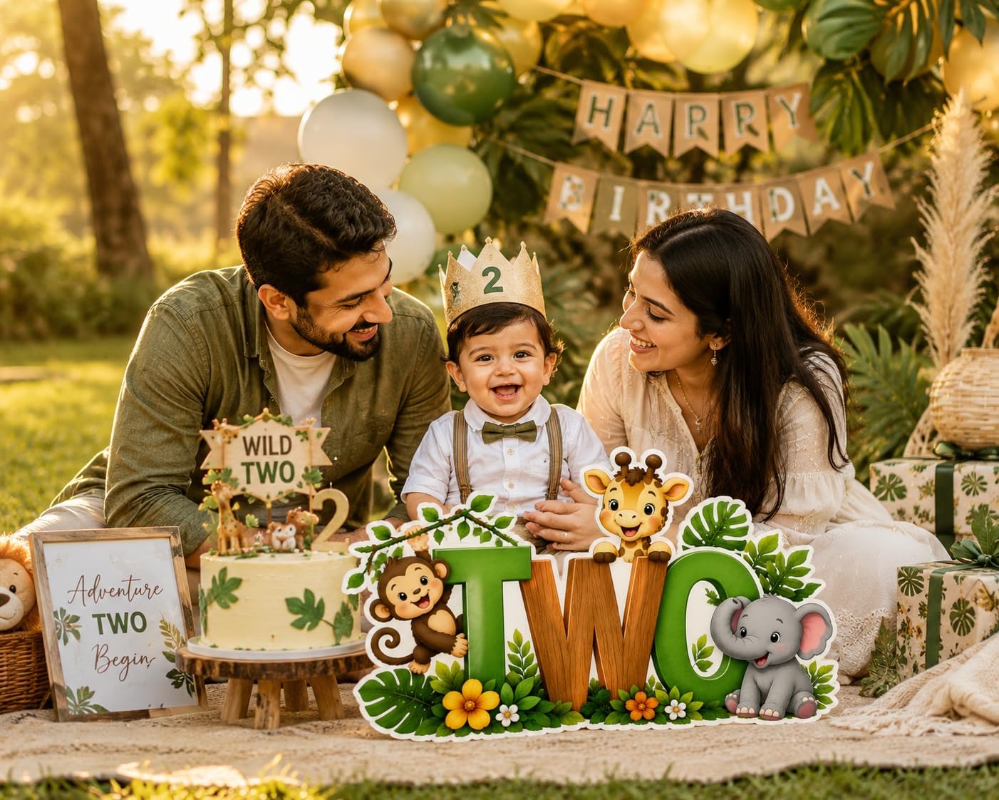 Baby Second Birthday Table Decor