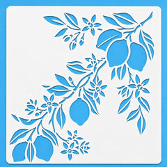 amalfi lemon pet painting stencil for diy art and craft