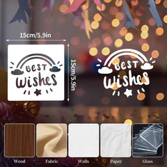 birthday stencils set reusable