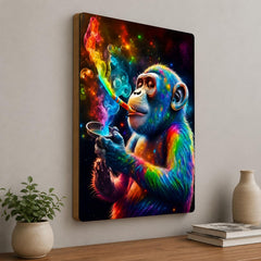 colorful monkey wall art for home decor