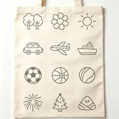 Pack of 12 Reusable Drawing Stencils, Unique Shapes, Washable Craft Art Stencils for Kids, Early Learning, Paper, Fabric, Wood & DIY Crafts, Cliths