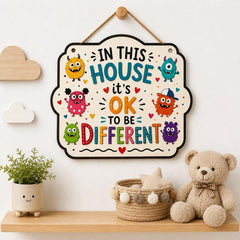 kids bedroom wall hanging sign