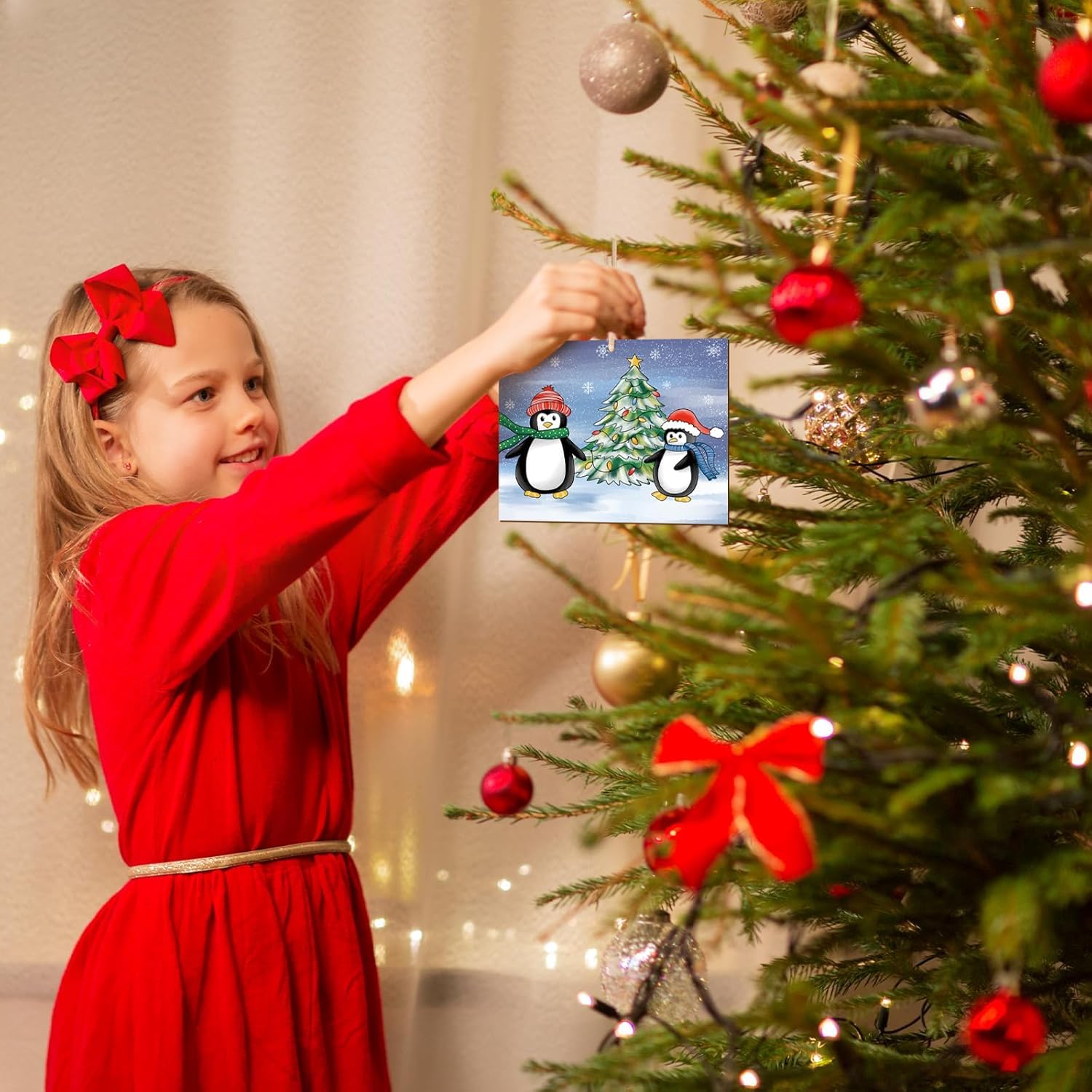 kids christmas craft wooden shapes
