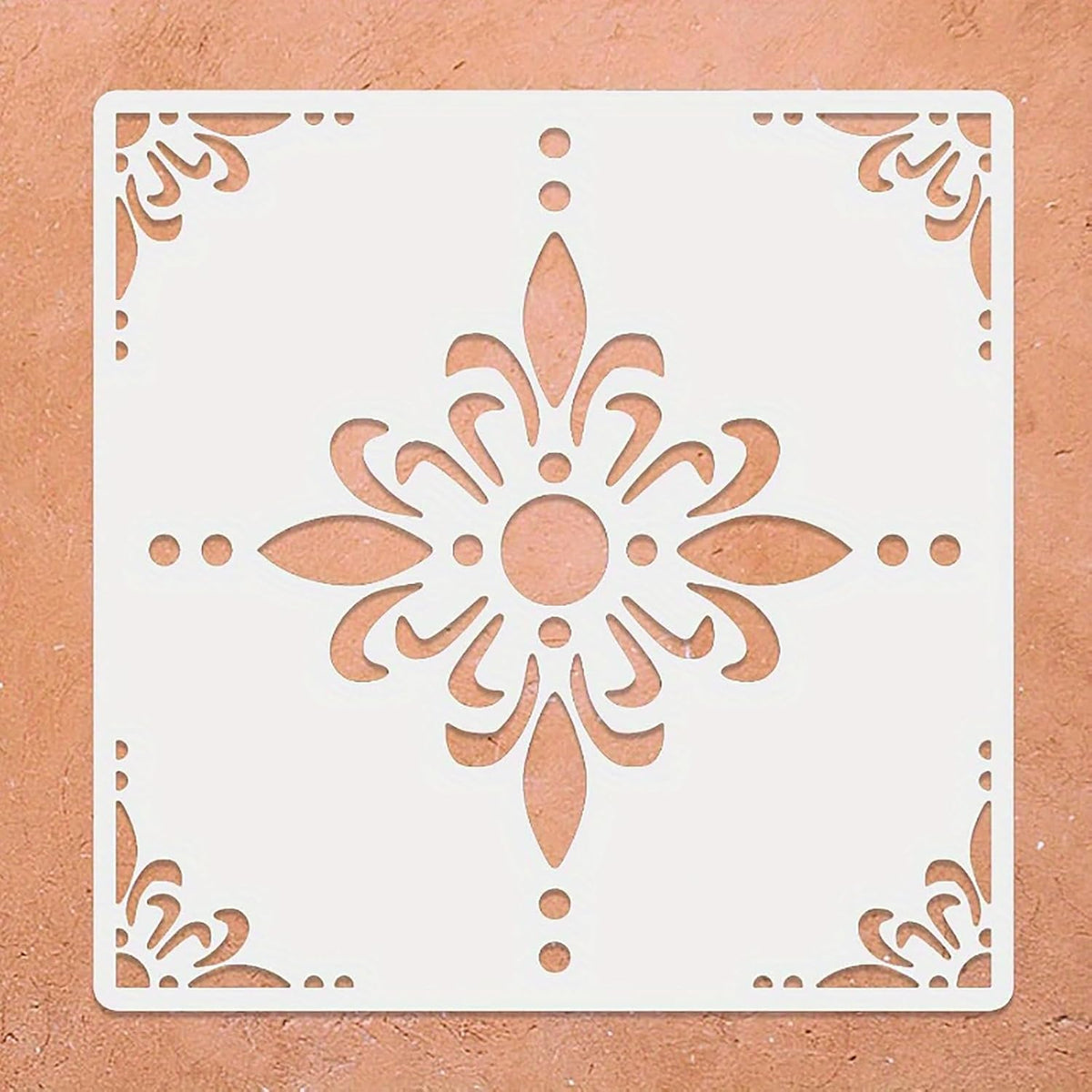 large square stencil for rangoli diy art

