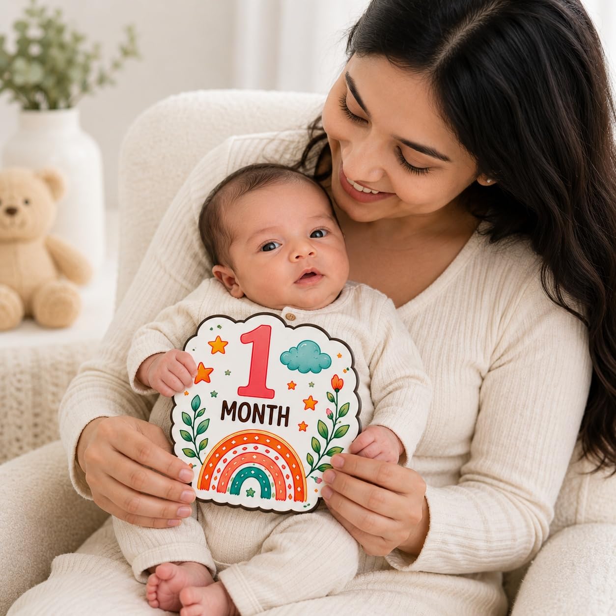 baby photoshoot milestone cards
