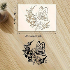 8x6 inch stencil for wall painting diy

