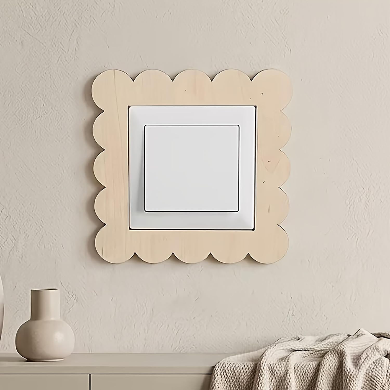 wooden square frame cutouts for diy crafts