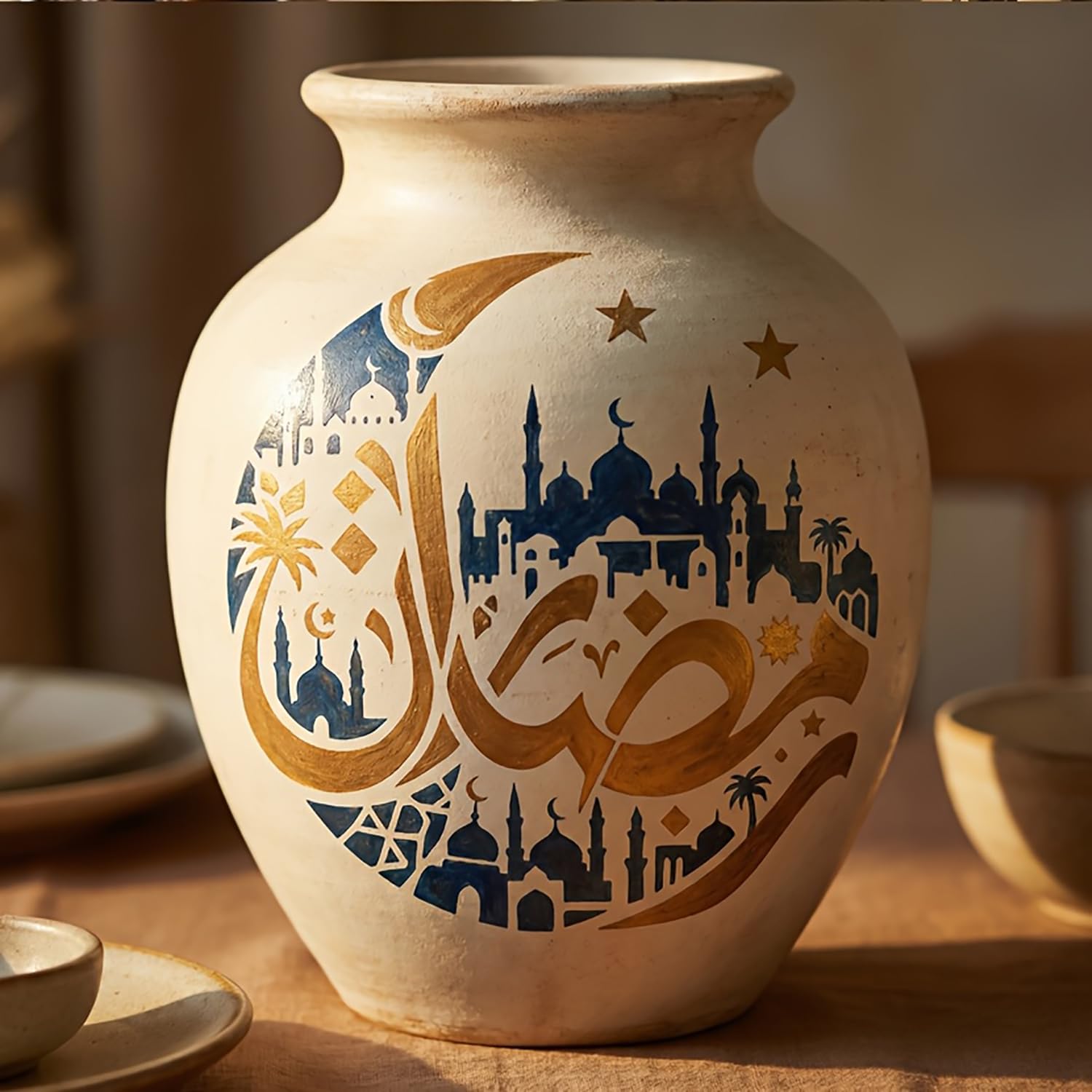 eid home decor painting stencil