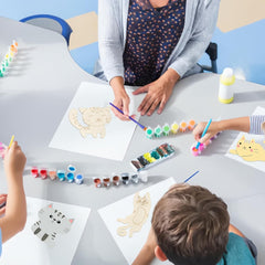 American Elm 40 Pcs Unfinished Wooden Cat Cutouts - 5 Styles DIY Craft Shapes for Creative Projects Cat Lover Gifts Animal-Themed Ornaments