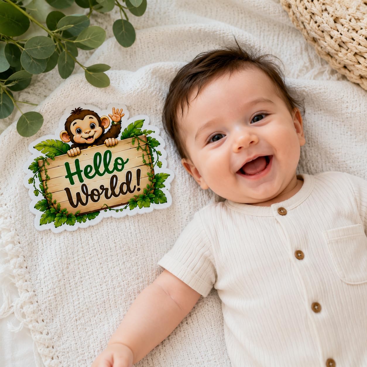 monthly baby photoshoot prop set