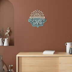 unfinished lotus mandala wooden blank for painting