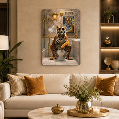 funny tiger wall art for home decor