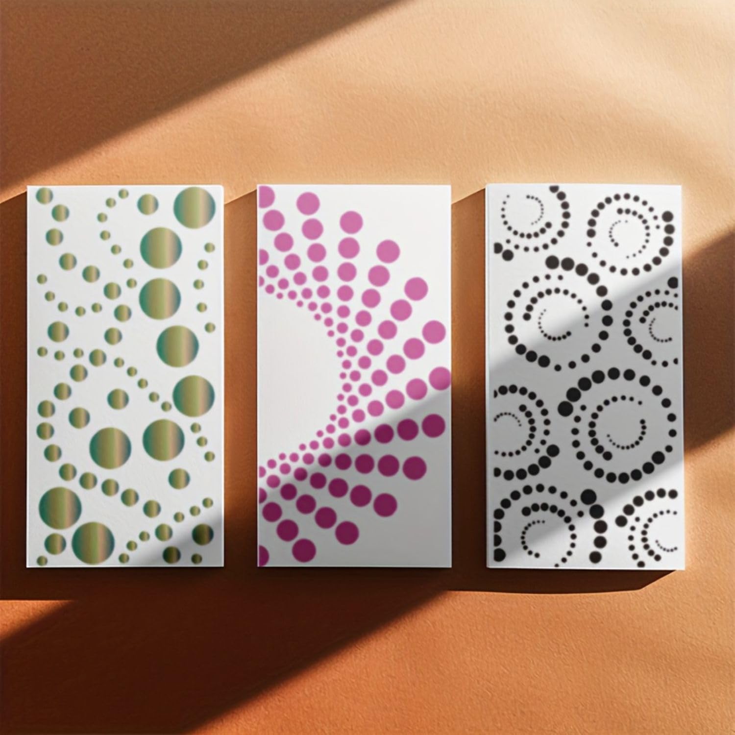 modern wall decor geometric stencil
