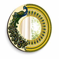 pooja room mirror wall decor