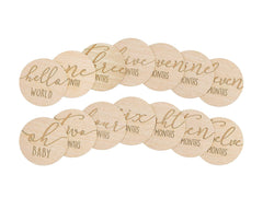 wooden milestone baby milestone props for photoshoot cards wooden mdf milestone baby milestone cards