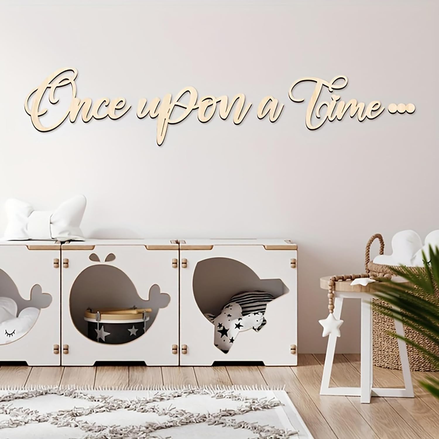 Buy Once Upon A Time Wooden Sign Vintage Storybook Decor on cliths – Cliths