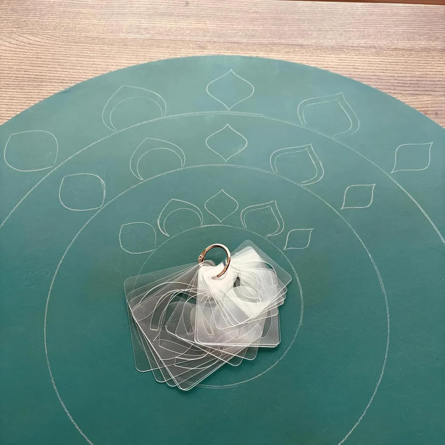 small mandala dotting stencils