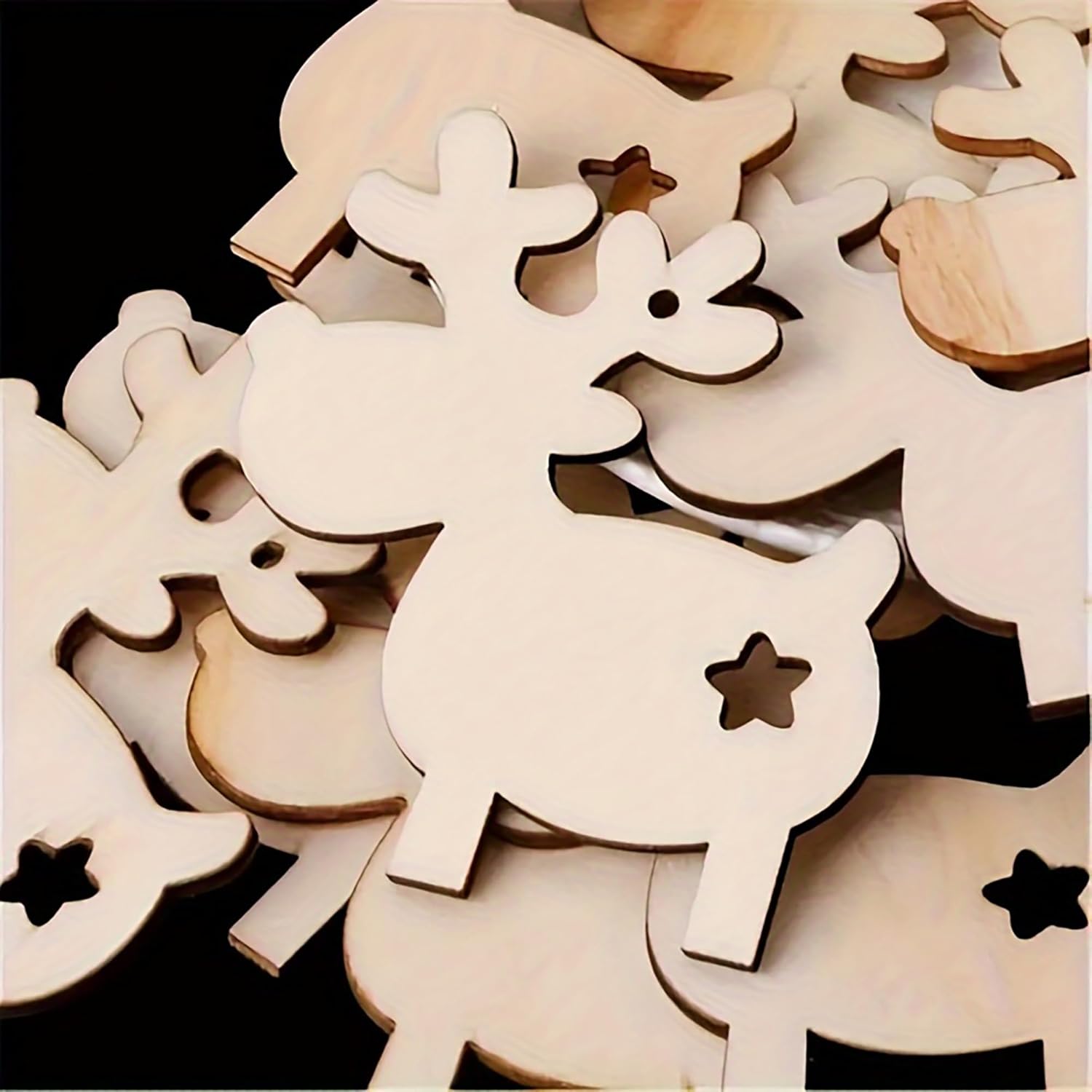 wooden ornaments for scrapbooking