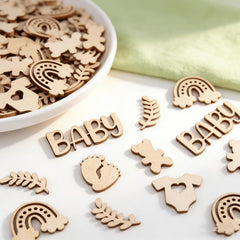 small wooden embellishments for painting
