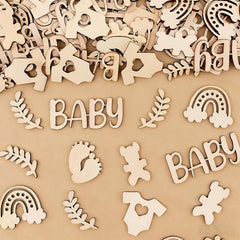 mixed mdf shapes for diy art and craft

