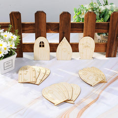 fairy garden door wooden cutouts