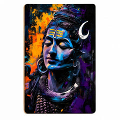modern lord shiva wall painting for living room