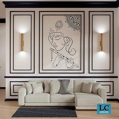 diy pet stencil for temple wall art