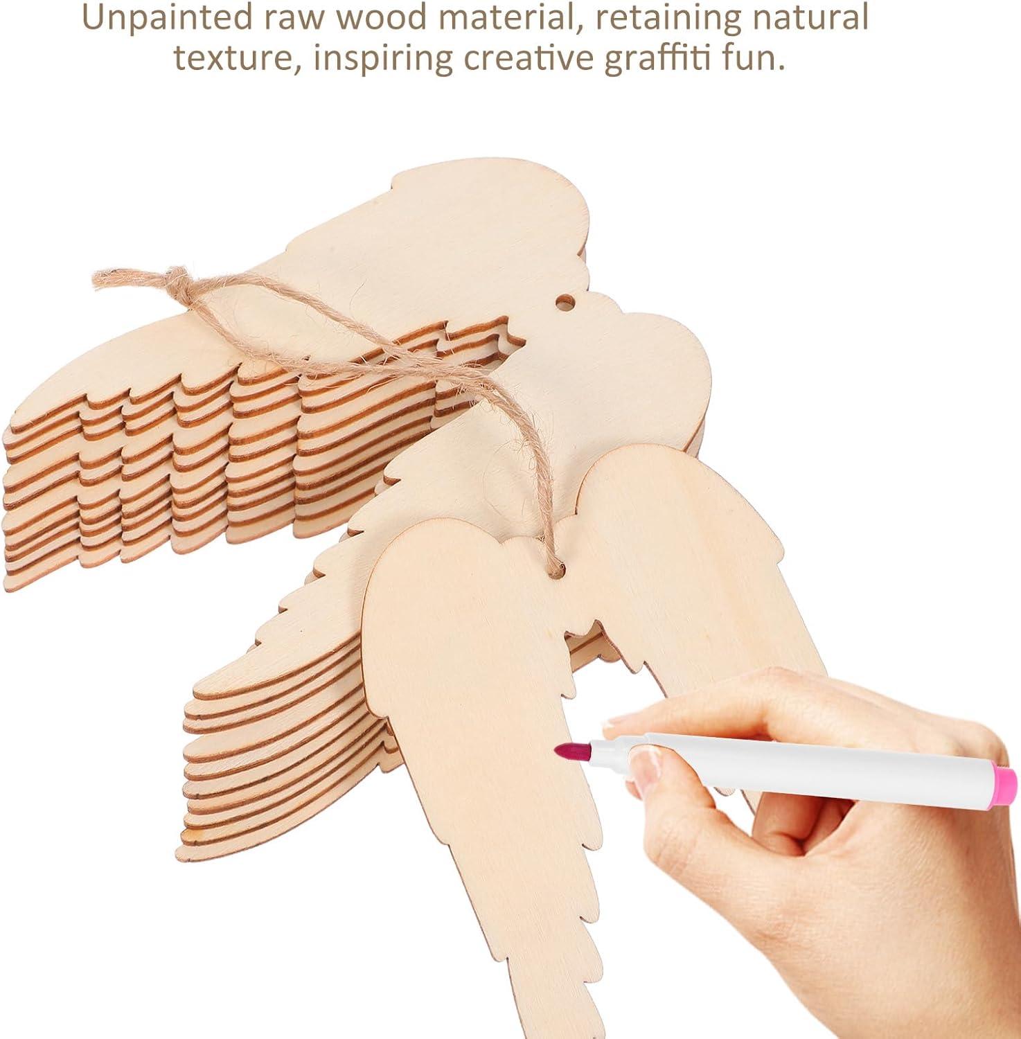 wooden ornaments for Christmas tree